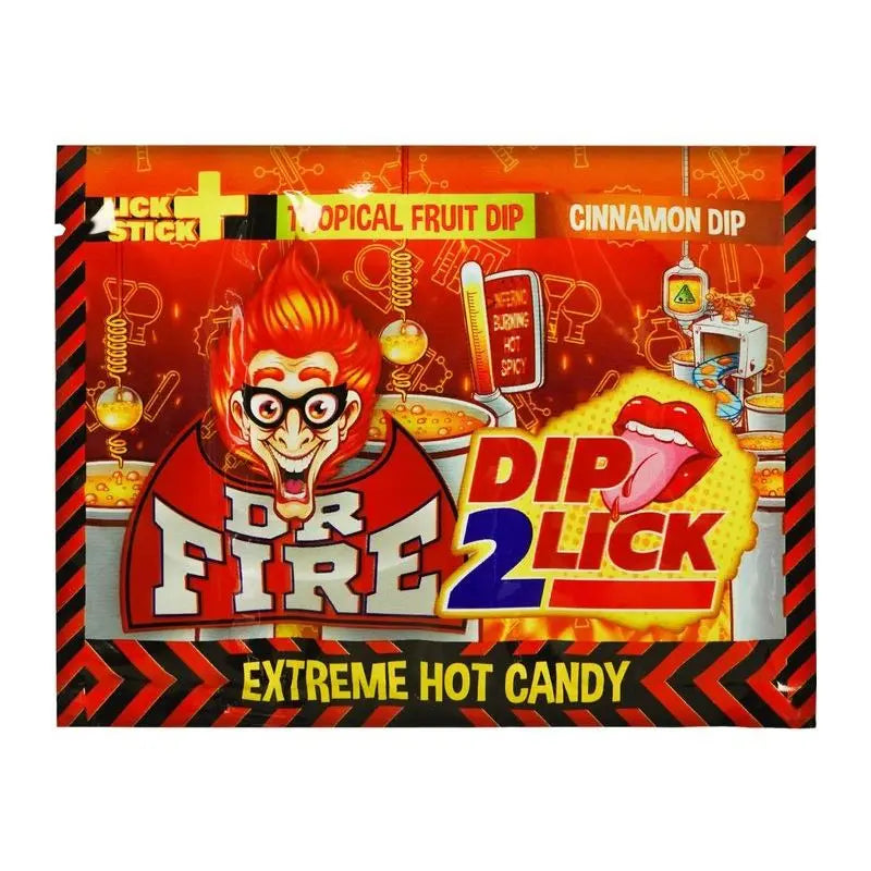 Dr. Fire Dip 2 Lick Extreme Hot Candy 18g