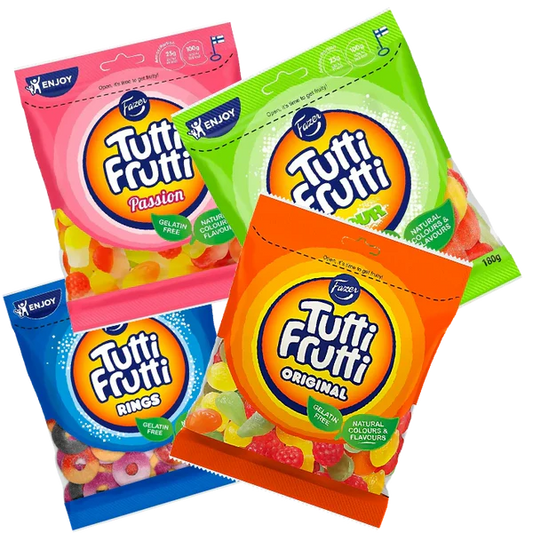 Tutti Frutti Mix-pakke (4-pakning)