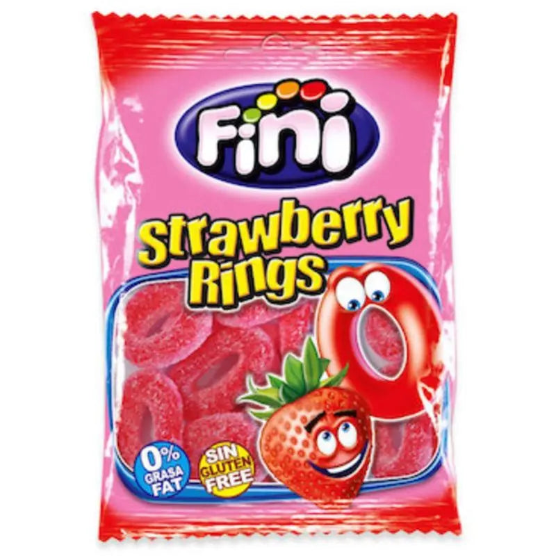 Fini Strawberry Rings 75g