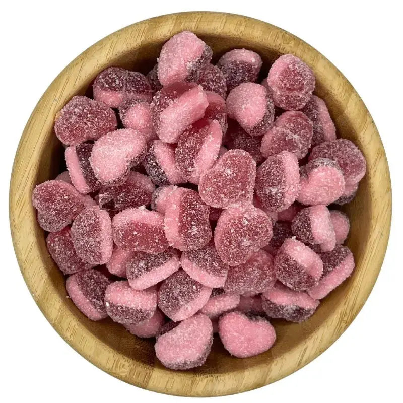 Fizzy Strawberry Hearts 1kg