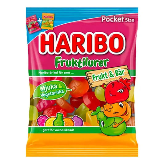 Haribo Fruktilurer Frukt & Bär 80g