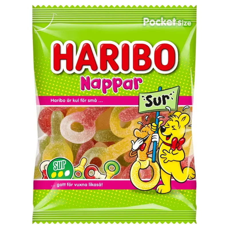 Haribo Sura Nappar 80g