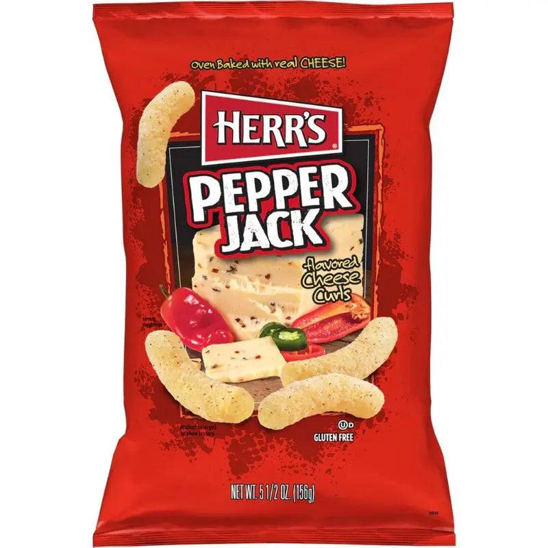 Herr´s Pepper Jack Cheese Curls 156g