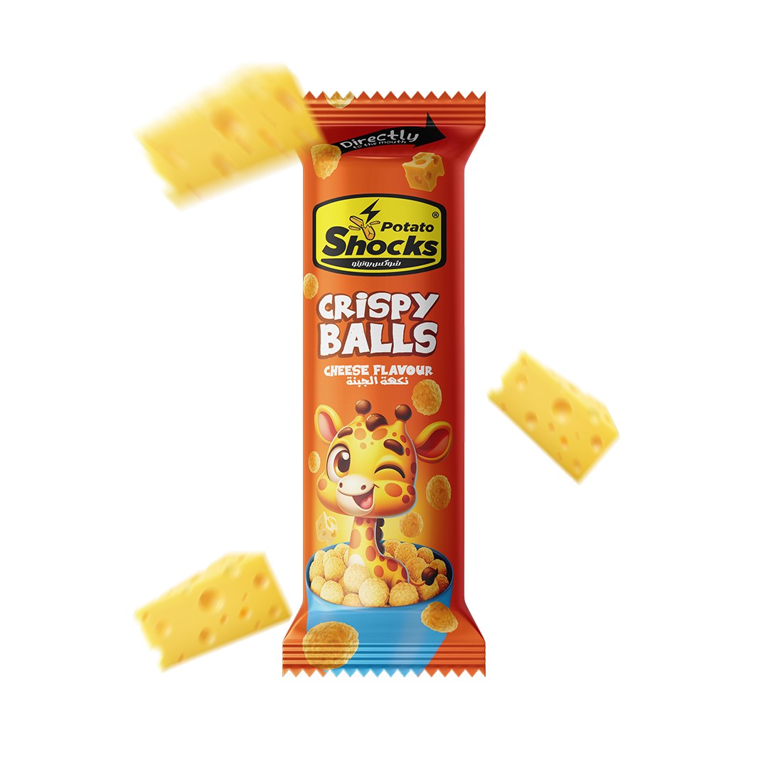 Shocks Crispy Balls Cheese 20g 12pack