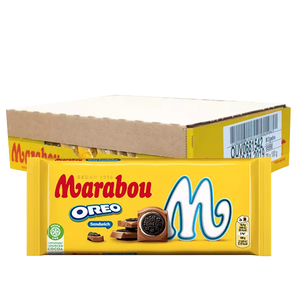 Marabou Oreo Sandwich 92g 16st