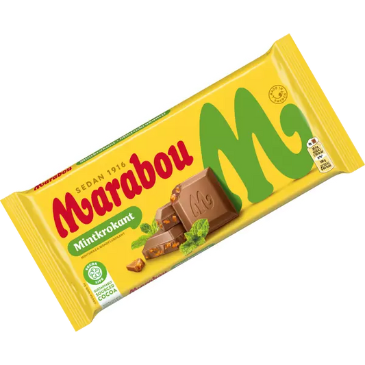 Marabou Mintkrokant 200g MAX2