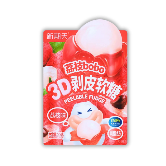 Bobo Peeling 3D Fudge Lychee 75g