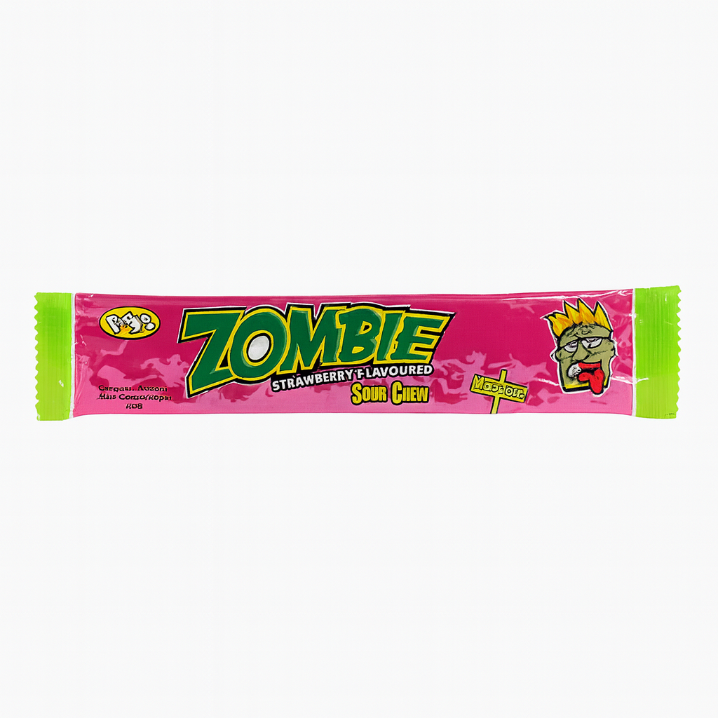 Zombie Strawberry Sour Chew 20g