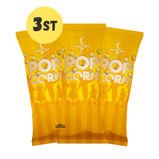 Sundlings Popcorn Butter 3st x 100g