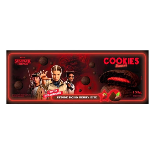 Stranger Things Sjokolade- og jordbærkjeks 135 g