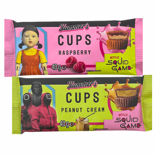 Blekksprutspill melkesjokoladekopper mixpakke 2 stk x 40 g