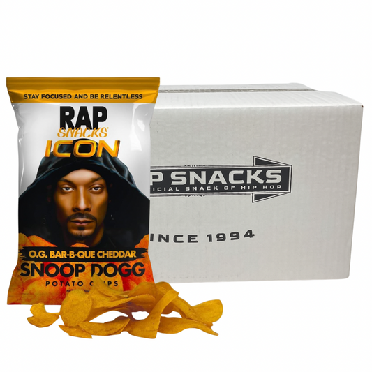 RAP Snacks Snoop Dogg O.G. Bar-B-Que Cheddar 12st x 71g