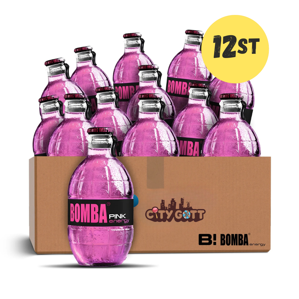Bomba Energy Pink 250ml x 12st