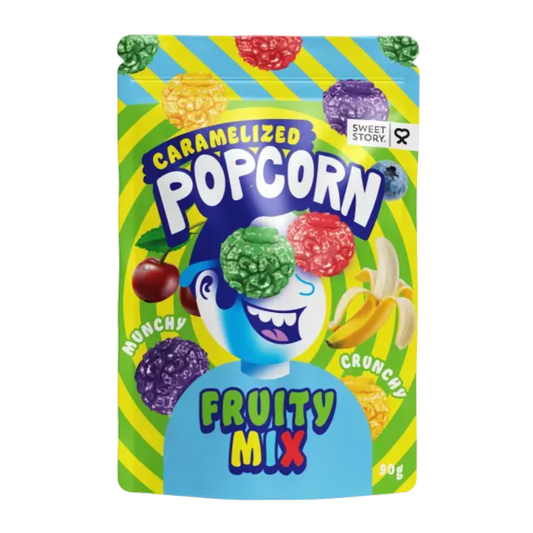 Sweet Story Caramelized Popcorn - Fruity Mix 90g