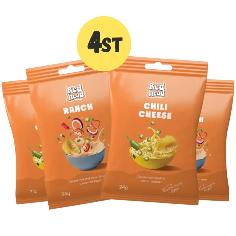 4st - Redhead Dippmix Ranch/Chili Cheese 24g