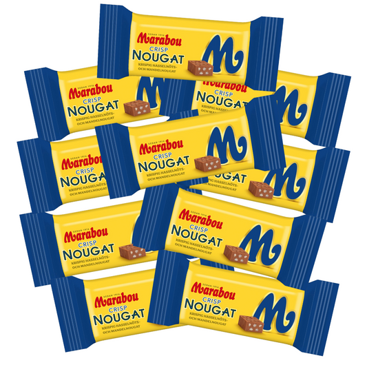 Marabou Nougat Crisp 13g x 10st