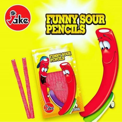 Jake Funny Sour Pencils 100g