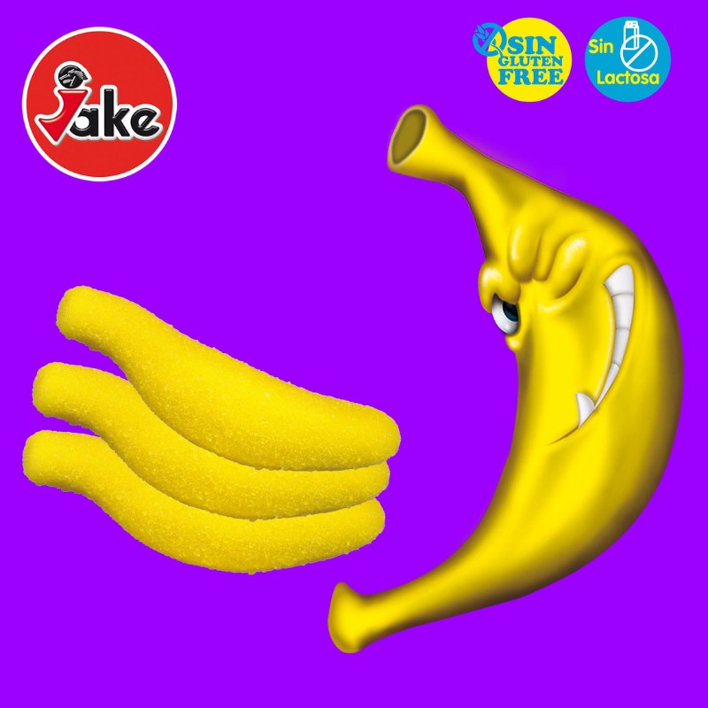 Jake Sweet Jellies Bananas 100g