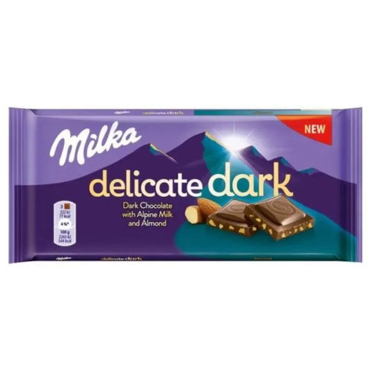 Milka Delicate Dark Almond 85g