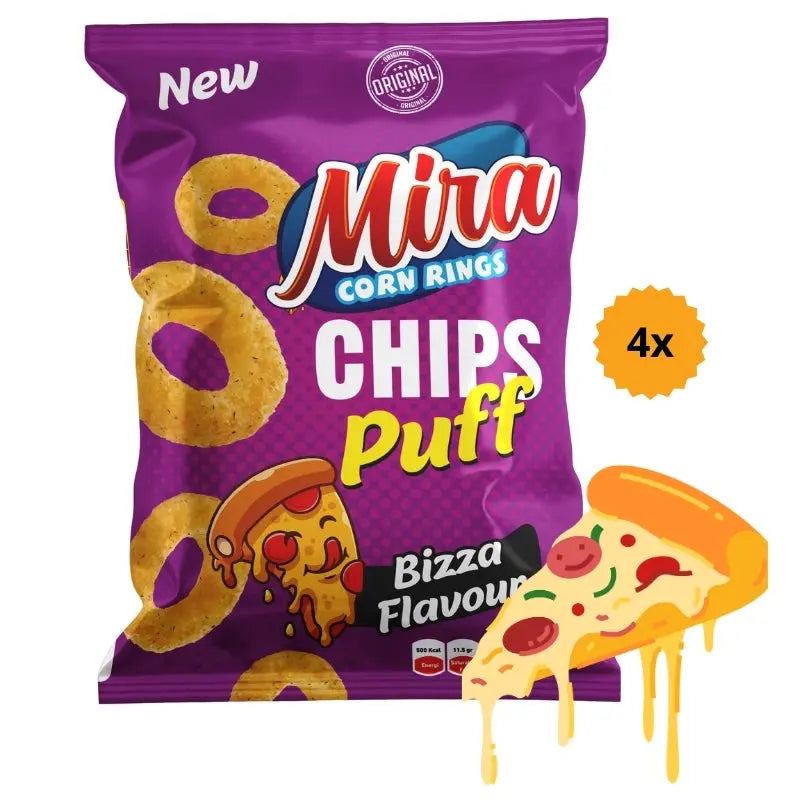 Mira Chips Puff Bizza 4 x 30g