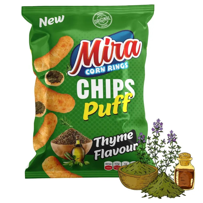 Mira Chips Puff Thyme 30g