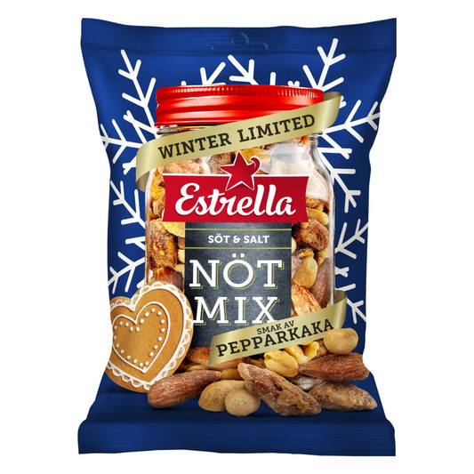 Estrella Nötmix Vinter Pepparkaka 175g