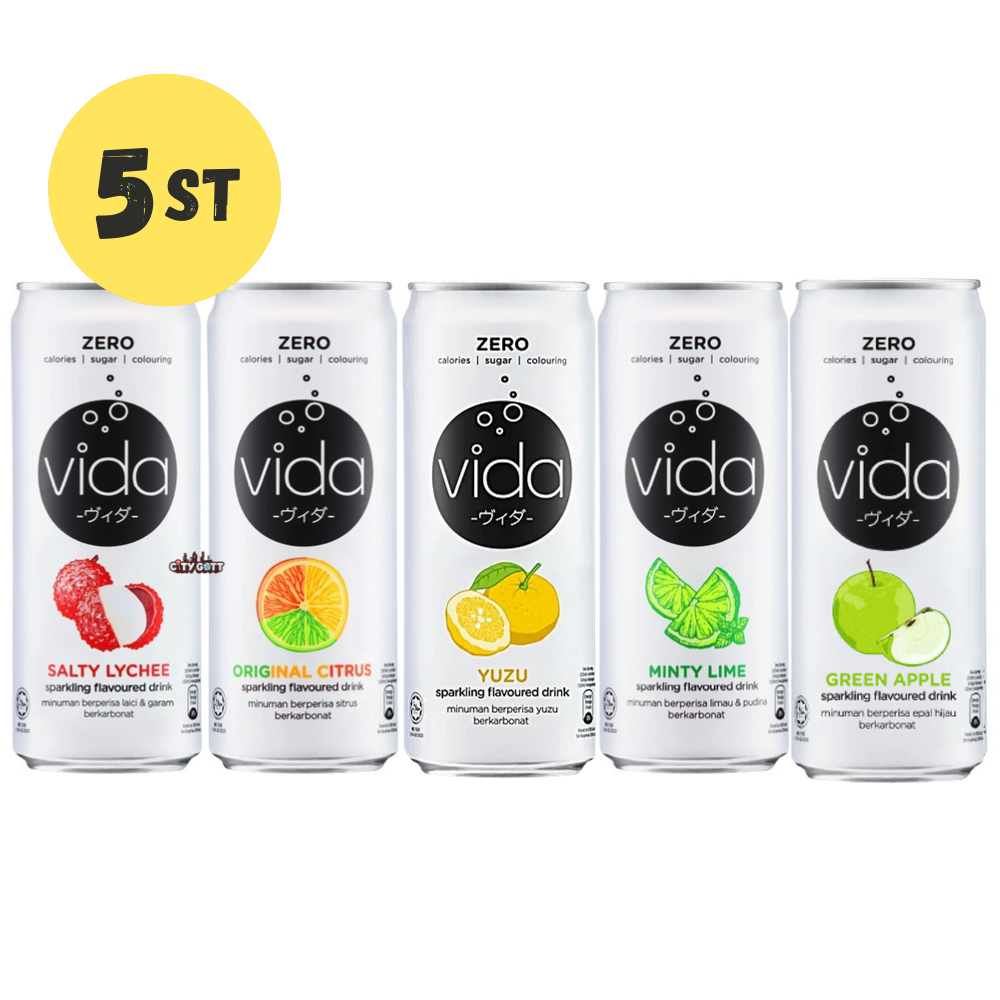 Japansk Vida Zero Mixflak 5st x 325ml