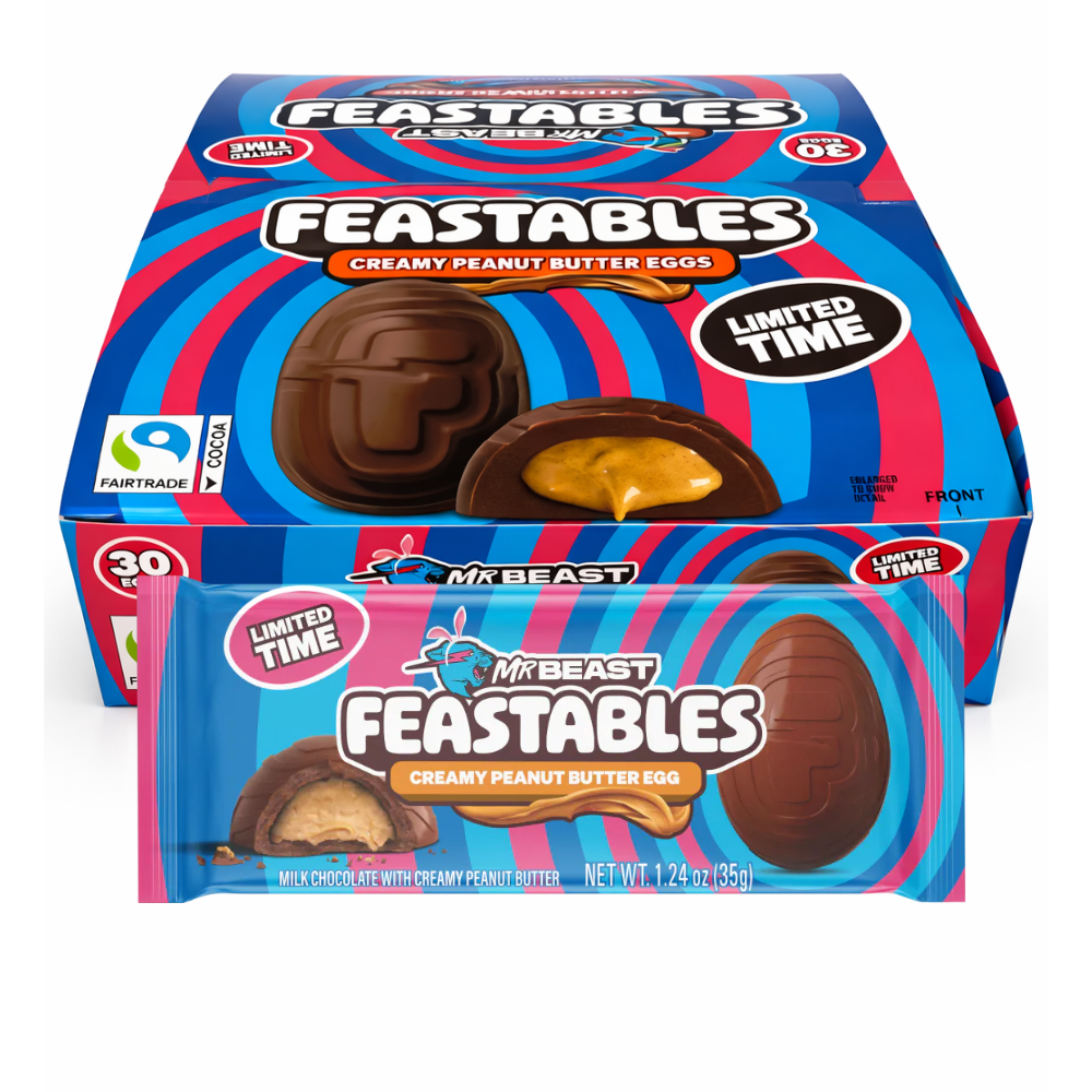MrBeast Feastables Easter Peanut Butter Egg  30st x 35g