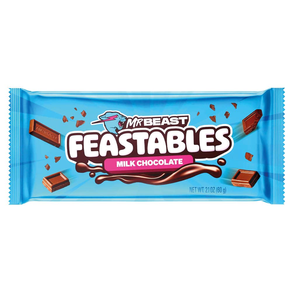 Mr Beast Feastables V2 Milk Crunch 10 stk x 60 g