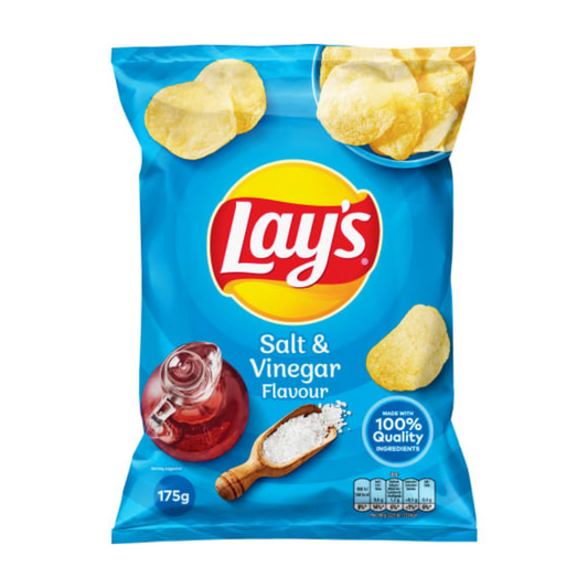 Lays Salt & Vinegar Chips 175g