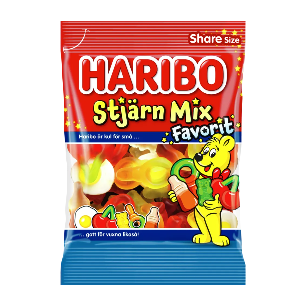 Haribo Stjärn Mix Favorit 170g