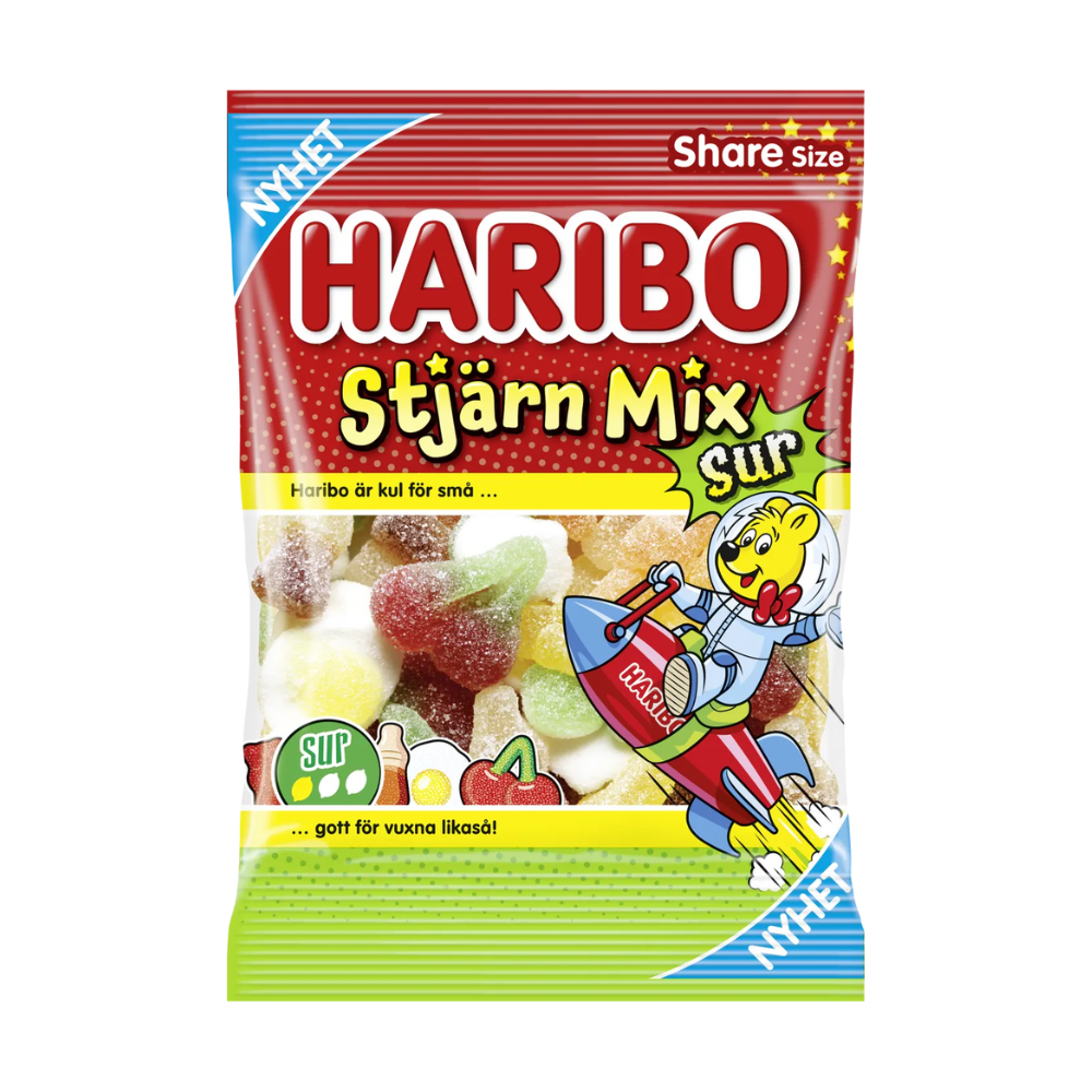 Haribo Stjärn Mix Sur 150g