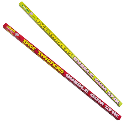 Face Twisters - Sour Bubble Gum Stick 1st x 62g