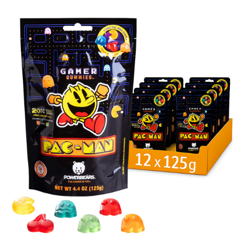 Pac-Mac Gamer Gummies 125g x 12-pack