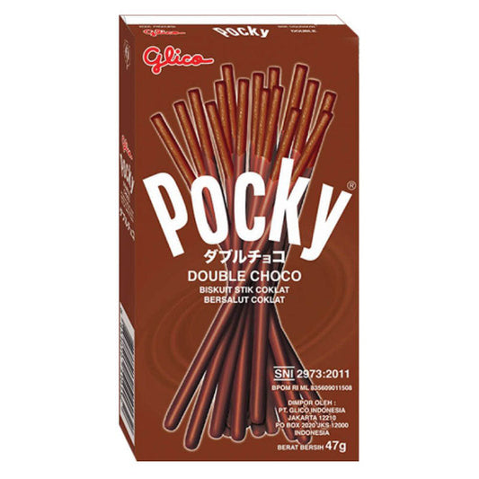 POCKY STICKS DOUBLE CHOKLAD 47G