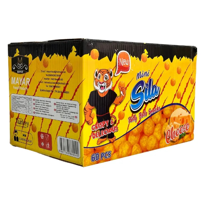 Sila Mini Balls Snacks Cheese 60 x 20g