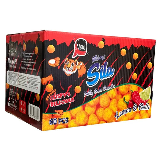 Sila Mini Balls Snacks Lemon & Chilli 60 x 20g