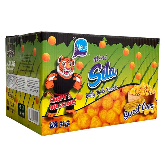 Sila Mini Balls Snacks Sweet Corn 60 x 20g