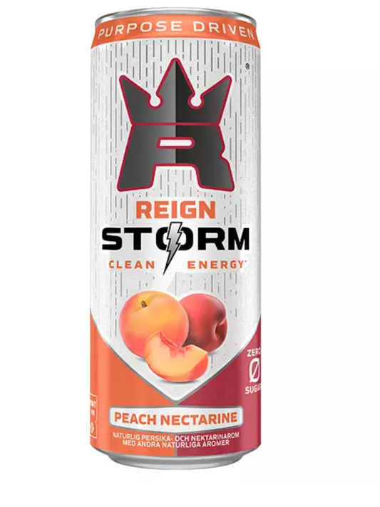 Reign Storm Peach Nectarine 355ml