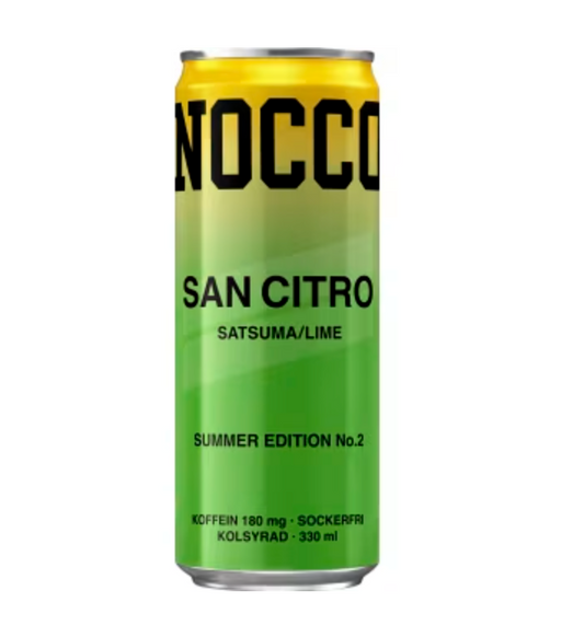 NOCCO San Citro Satsuma/lime Energidryck, Burk 33cl