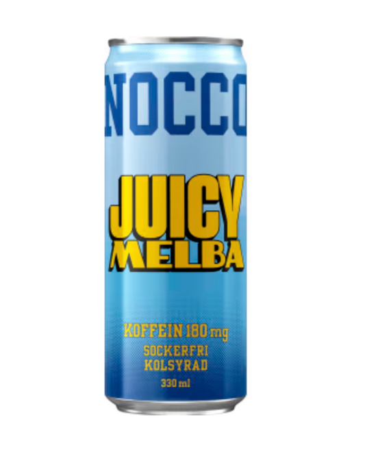 NOCCO Juicy Melba Summer 2023 Edition Energidryck, Burk 33cl