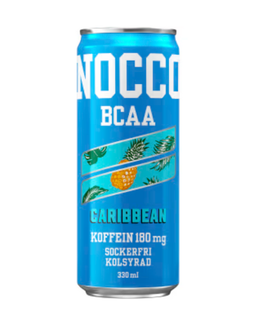 NOCCO Caribbean Bcaa Energidryck, Burk 33cl