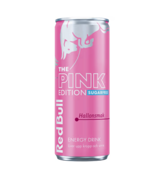 Red Bull Pink Edition Sockerfri Energidryck, Burk Red Bull25cl