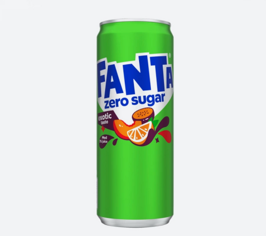 Fanta Zero Exotic Läsk Burk 33cl