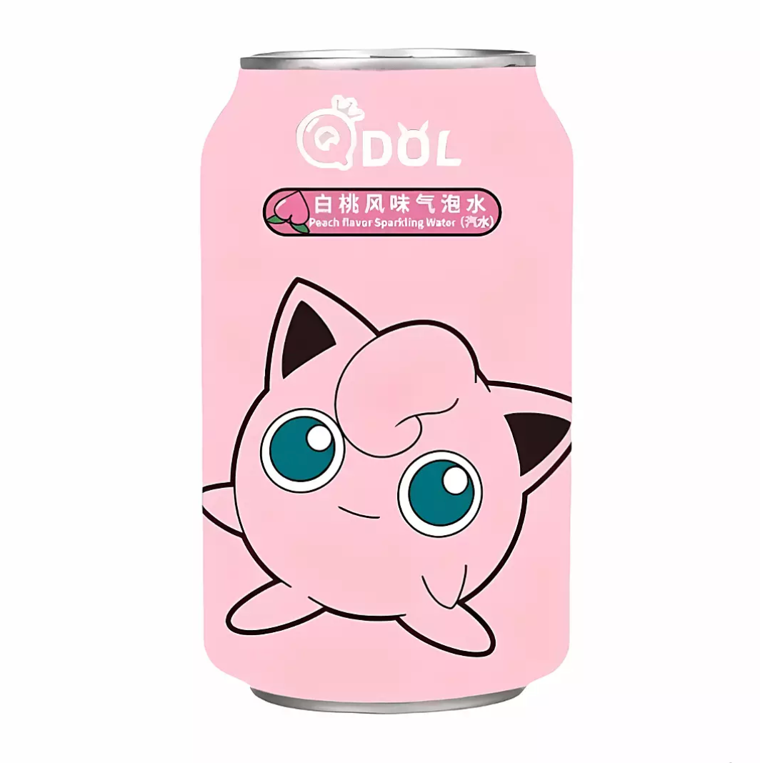 Qdol Pokemon Soda Peach 330ml