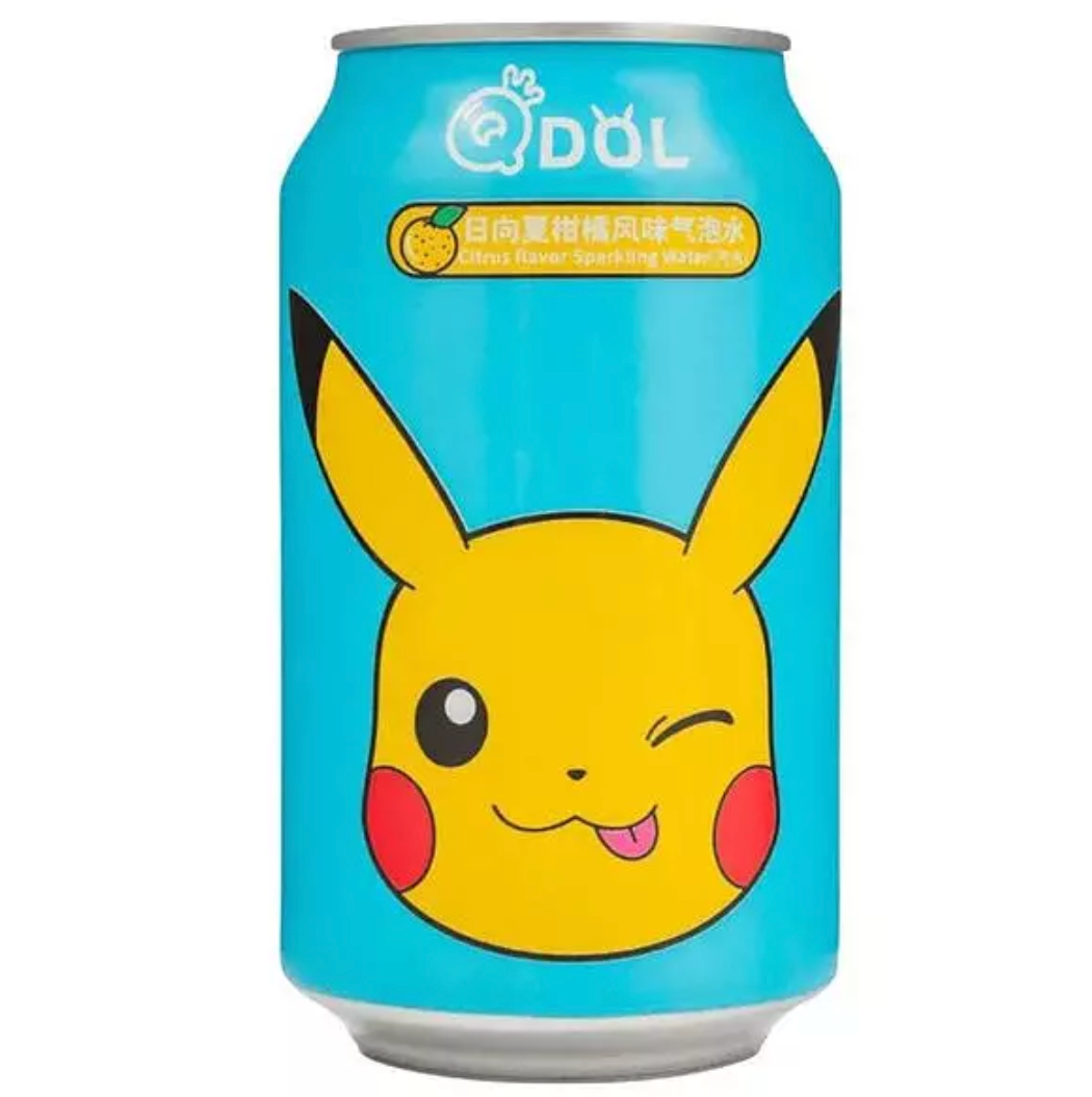 Qdol Pokemon Soda Tangerine (citrus) 330ml