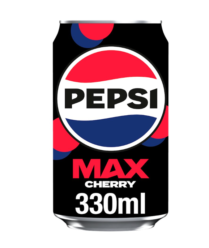 Pepsi Max Cherry No Sugar Cola burk 330ml