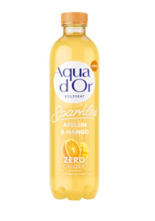 Aqua D´or Apelsin&mango, Sparkles Läsk 50cl