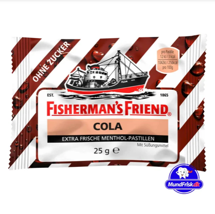 Fisherman´s Friend COLA Sockerfria halstabletter 25g