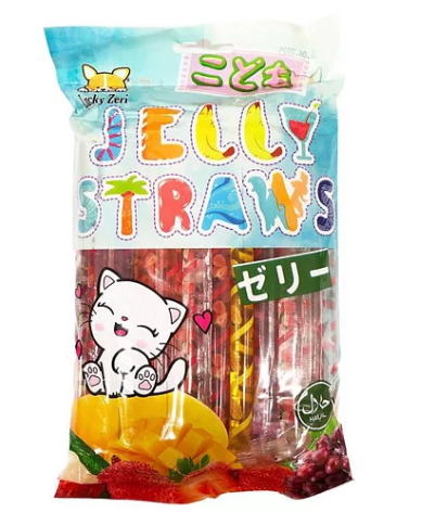 Jelly Straws Candy Sticks (450 g)